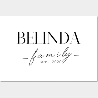 Belinda Family EST. 2020, Surname, Belinda Posters and Art